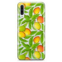 Samsung Galaxy A70 Kılıf Mango Çiçekleri Arka Kapak Koruma Desenli Full Koruyucu