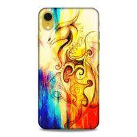 Lopard Apple iPhone XR Uyumlu Kılıf Manipülasyon ☻ (37) Silicone Cover Baskılı