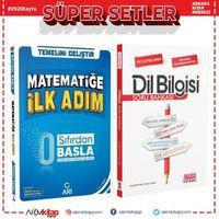 Arı Yayınları 0 Sıfırdan Başla Matematik Matematiğe İlk Adım ve AKM Dil Bilgisi Soru Bankası Seti 2 Kitap