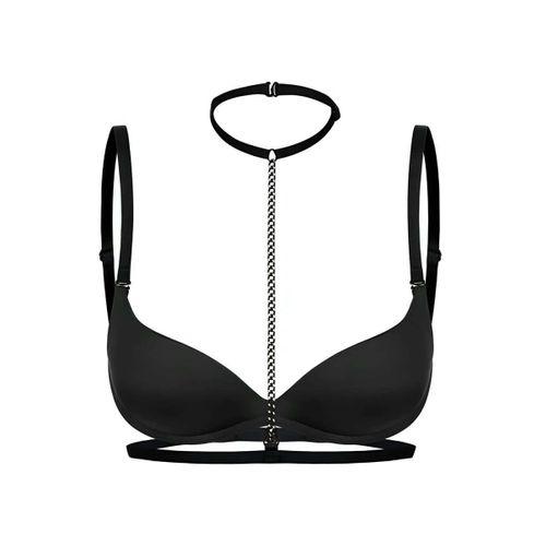 Boyun Bel Arası Zincirli Seksi Choker