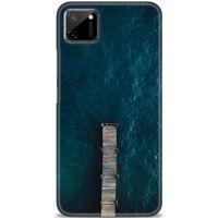 Realme C11 Kılıf HD Baskılı Kılıf - İskele + Tam Ekran Koruyucu