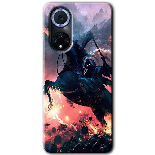 MRCİLETİSİM Huawei Nova 9 Kılıf HD Desen Baskılı Arka Kapak+Temperli Cam - Bloodhorne