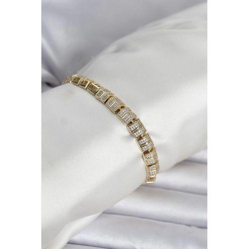 Xuping Zirkon Taşlı Gold Renk Kadın Bileklik