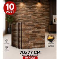 10 Adet 5m2 Kendinden Yapışkanlı Esnek Duvar Paneli Kağıdı NW108