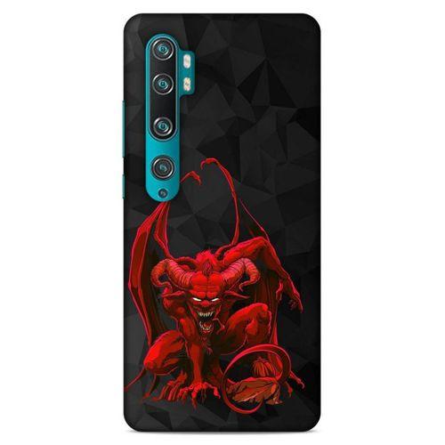 Lopard Xiaomi Mi Note 10 Uyumlu Kılıf Tattoo's (17) Tasarım Kılıf Red Dragon