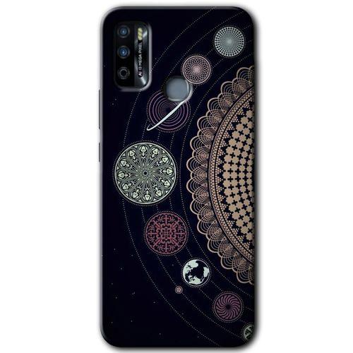 İnfinix Hot 9 Play Kılıf HD Desen Baskılı Arka Kapak - Gezegen Döngüsü