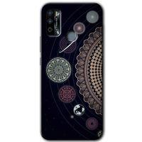 İnfinix Hot 9 Play Kılıf HD Desen Baskılı Arka Kapak - Gezegen Döngüsü