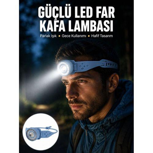 Led Kafa Lambası Kamp Yürüyüş Ve Gece Kullanımı İçin Yeni Nesil