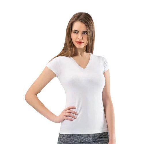 Kadın Kısa Kol V Yaka  - Anıt 2840