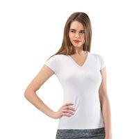 Kadın Kısa Kol V Yaka  - Anıt 2840