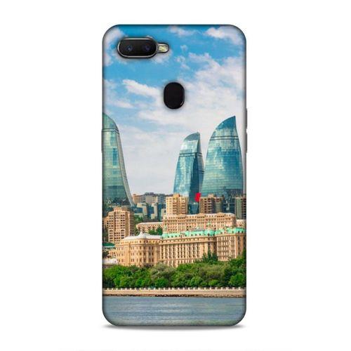 Oppo Ax7 Uyumlu Kılıf Azarbaijan (4) Koruma Kılıfı Alev Kuleleri