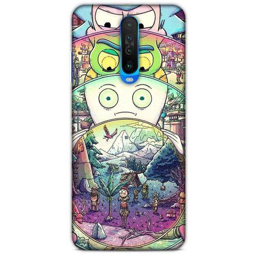 Xiaomi Redmi K30 5G Uyumlu Kılıf Rick And Morty (48) Bumper Kılıf Decoy Jerrys