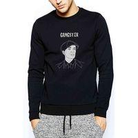 Peaky Blinders Gangster Baskılı Siyah Erkek Sweatshirt