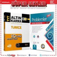 Altın Karma TYT Türkçe Deneme ve Bilgi Sarmal Problemler Soru Bankası Seti 2 Kitap