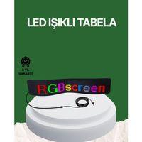 Usb Girişli Rgb Led Tabela Ayarlanabilir Parlaklık Ve Kayan Yazı Özellikli