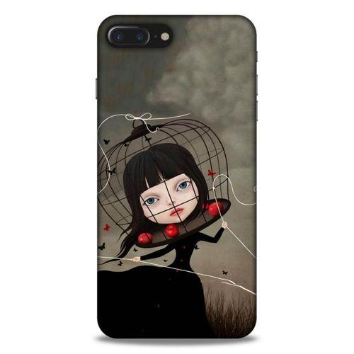 Lopard Apple Iphone 8 Plus Uyumlu Kılıf Manipülasyon ☻ (40) Fit Silikon Kılıf Desenli