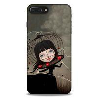 Lopard Apple Iphone 8 Plus Uyumlu Kılıf Manipülasyon ☻ (40) Fit Silikon Kılıf Desenli