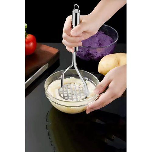 Zhlhome Patates Ezici 304 Paslanmaz Çelik Havuç Muz Avokado Ezici