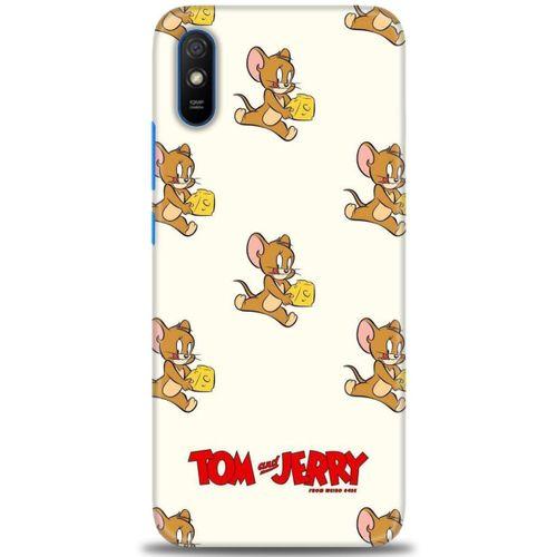 Xiaomi Redmi 9A Kılıf HD Baskılı Kılıf - Jerry + Tam Ekran Koruyucu