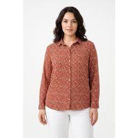 Kadın Yaka Modelli Çiçekli Bluz BGL-ST05590