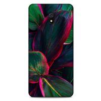 Lopard Xiaomi Redmi 8A Uyumlu Kılıf Bahar (25) Antişok Kapak Fuşya Yeşil