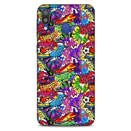 Graffitix (45) Desenli Silikon Kapak Samsung Galaxy M20 Kılıf