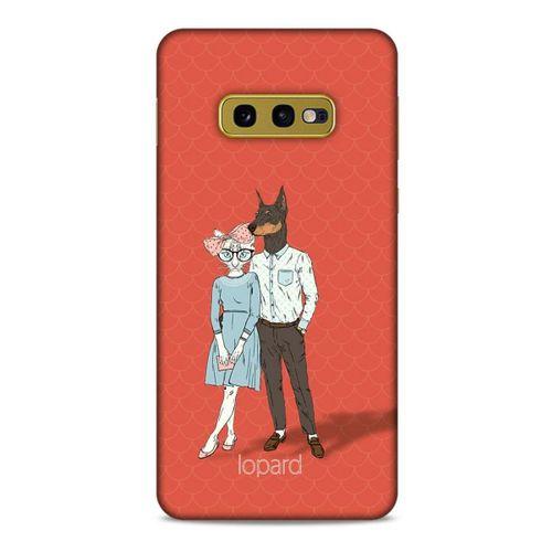 Samsung Galaxy S10e Kılıf FunnyMaX (15) Antişok Kılıf Kırmızı Kedi Köpek