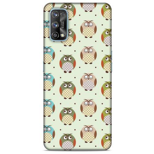 Baykuşlar (17) Desenli Silikon Kapak Telefon Kabı Oppo Realme 7 Pro Kılıf