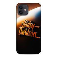 Apple iPhone 12 Uyumlu Kılıf Motorsiklet (47) Crystal Flex Kılıf Harley