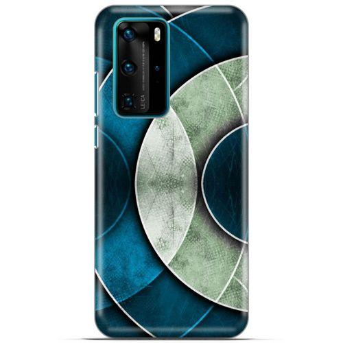 Lopard Huawei P40 Pro Uyumlu Kılıf Soyut Sanat (43) Baskılı Thin Fit Kılıf