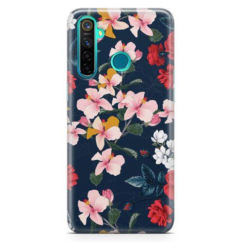 Oppo Realme 5 Pro Kılıf Sanat Bahçesi Arka Kapak Koruma Desenli Full Koruyucu