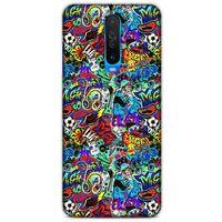 Graffitix (24) Desenli Silikon Kapak Xiaomi Redmi K30 Kılıf