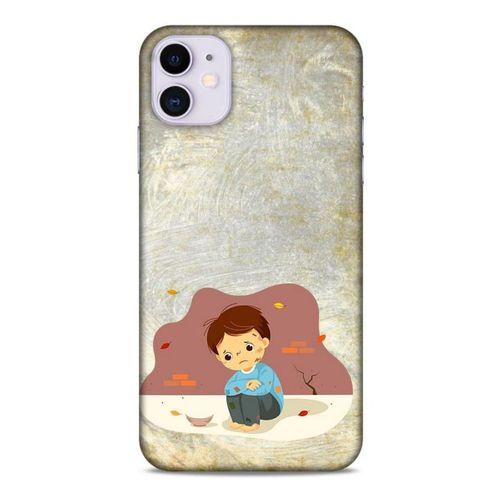 Apple Iphone 11 Kılıf Depresyon (10) Full Koruma Kılıfı Yeşil Turuncu