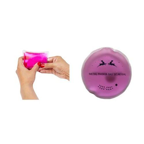 Pembe Ceylan Cep Sobası,El Isıtıcı,Sıcak Su Torbası Pvc  9Cm