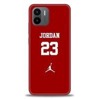Xiaomi Redmi A1 Kılıf HD Baskılı Kılıf - Jordan Kırmızı + Tam Ekran Koruyucu