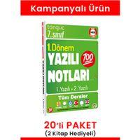 7.Sınıf Yazılı Notları 20'li Paket (2 Kitap Hediyeli)