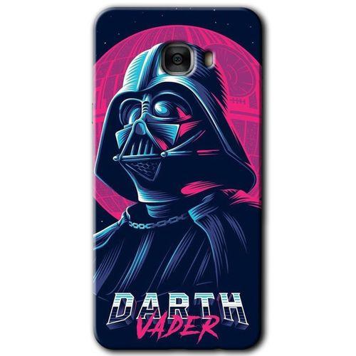 Samsung Galaxy C7 Kılıf HD Desen Baskılı Arka Kapak - Darth Vader
