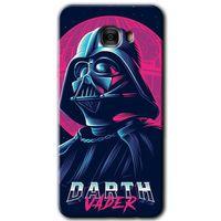 Samsung Galaxy C7 Kılıf HD Desen Baskılı Arka Kapak - Darth Vader