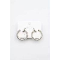 Zirkon Taşlı Küpe - Gümüş