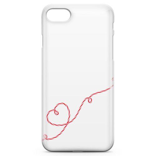 Apple iPhone SE 2020 Kılıf Şeker Kalp Arka Kapak Koruma Desenli Full Koruyucu