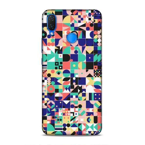 Huawei Psmart 2019 Uyumlu Kılıf Insomnia (40) Fit Silikon Kılıf Minik Kareler