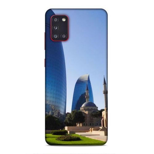 Samsung Galaxy A31 Uyumlu Kılıf Azarbaijan (37) Silicone Cover Kule ve Camii