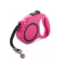 Süslüpati Otomatik Uzayan Köpek Tasması Pembe 3 Metre