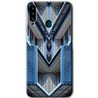 MRCİLETİSİM Samsung Galaxy A20s Kılıf Baskılı Kapak - Retro Building +Tam Ekran Koruyucu