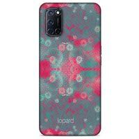 Oppo A92 Kılıf Pastel Renkler (48) Bumper Kılıf Pembe Yeşil