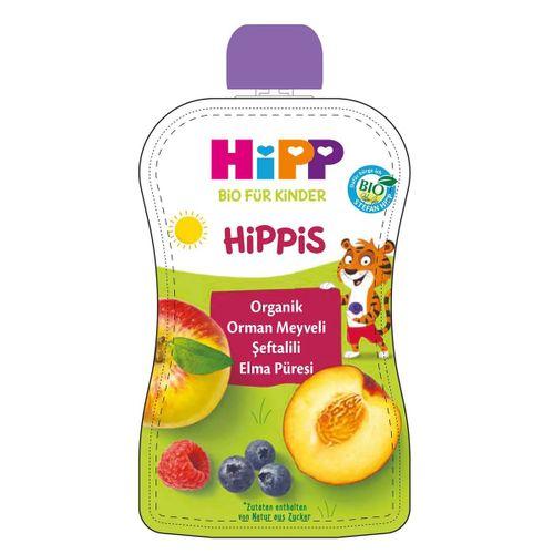 Çocuk p Organik Orman Meyveli Şeftalili Elma Püresi 100 Gr