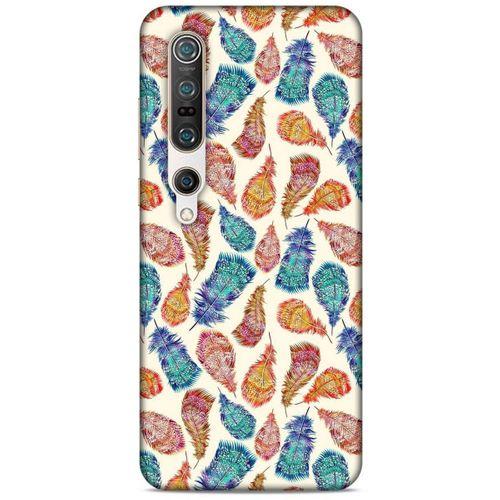 Xiaomi Mi 10 Pro Kılıf Desenli Özel Seri Tüyler (36) Glitter Kılıf