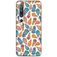 Xiaomi Mi 10 Pro Kılıf Desenli Özel Seri Tüyler (36) Glitter Kılıf