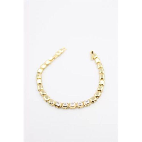 Taşlı Xuping Bileklik - Altın