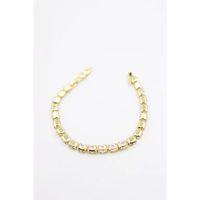 Taşlı Xuping Bileklik - Altın